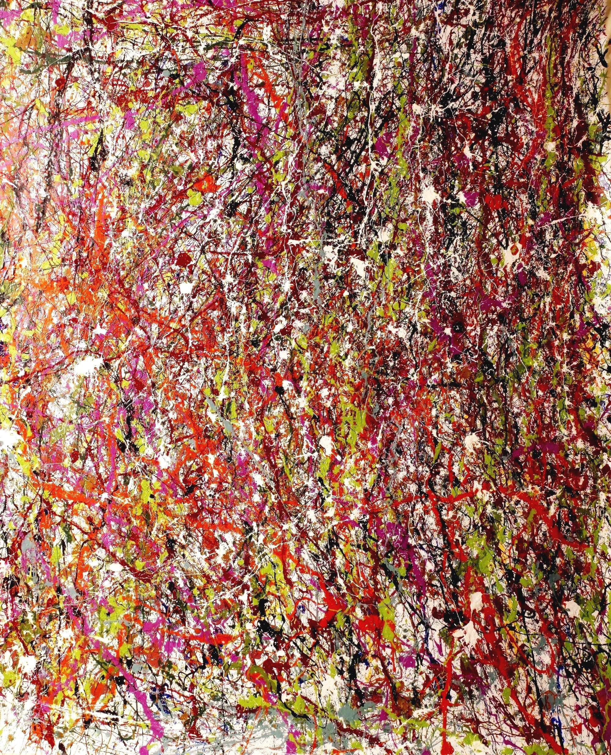 Explorations In Free Jazz -The Stroke 4 - Acrylic on Canvas - 60 x 72