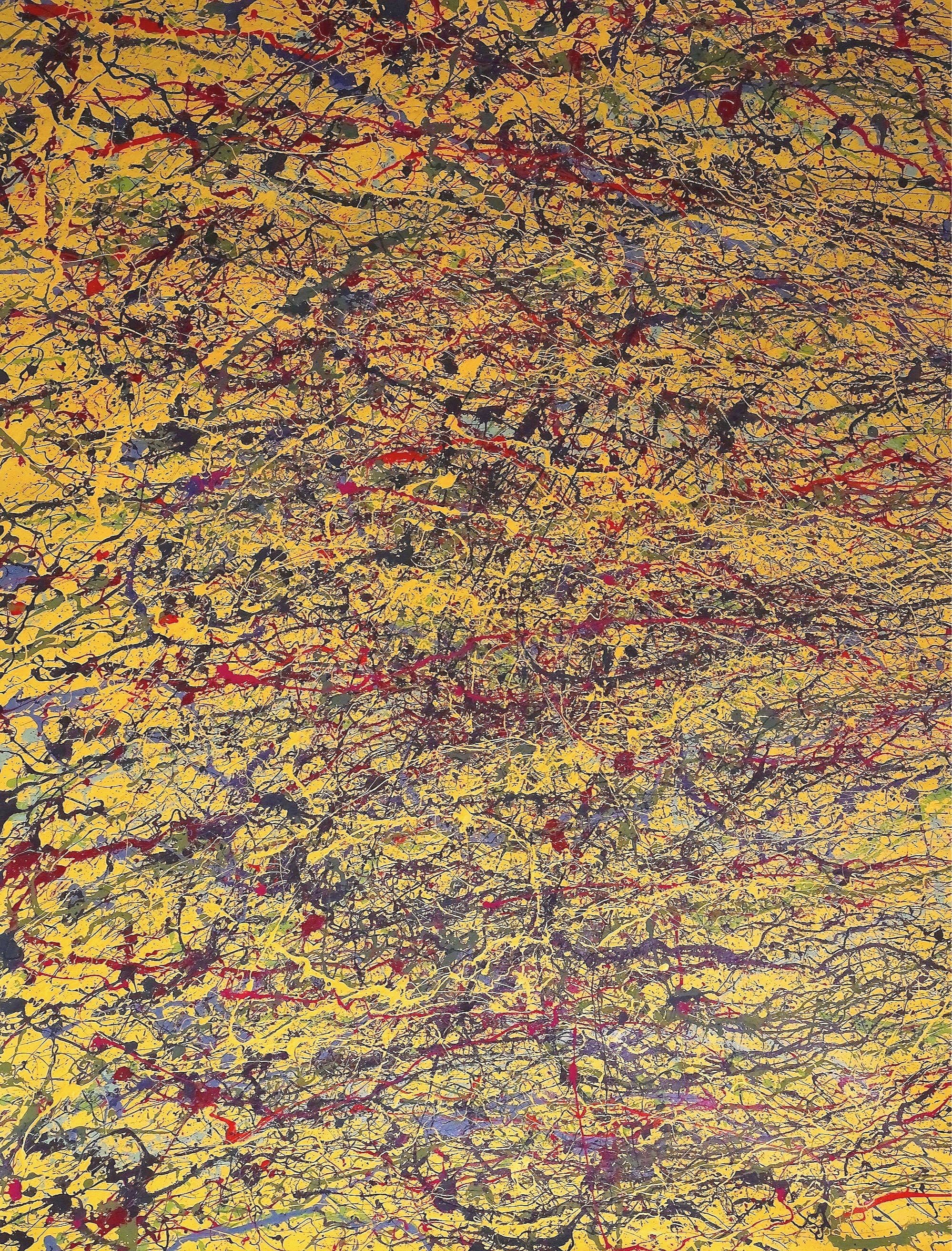 Explorations In Free Jazz -The Stroke 6. - Acrylic on Canvas - 60 x 72