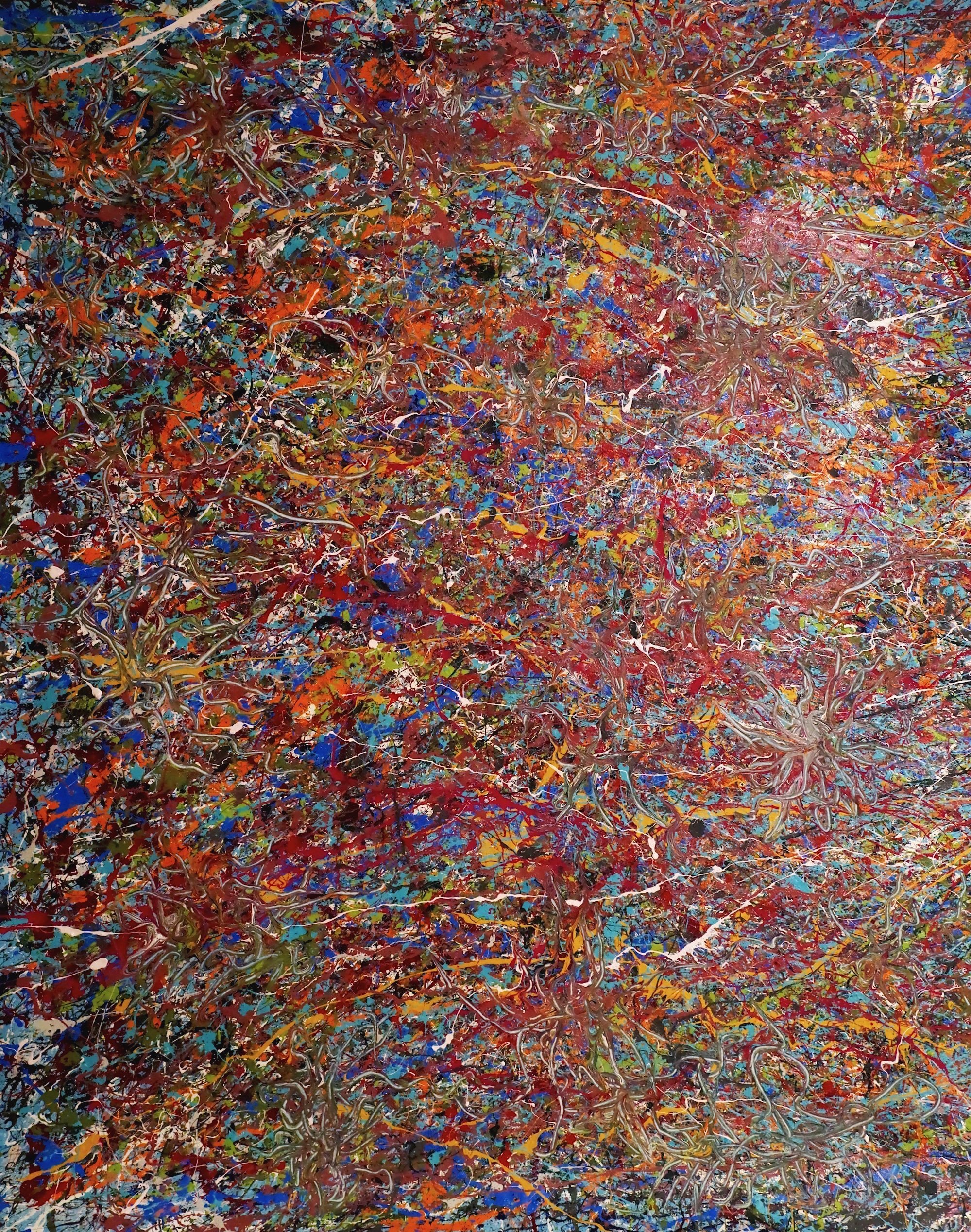 Explorations In Free Jazz -The Stroke 7 - Acrylic on Canvas - 60 x 72