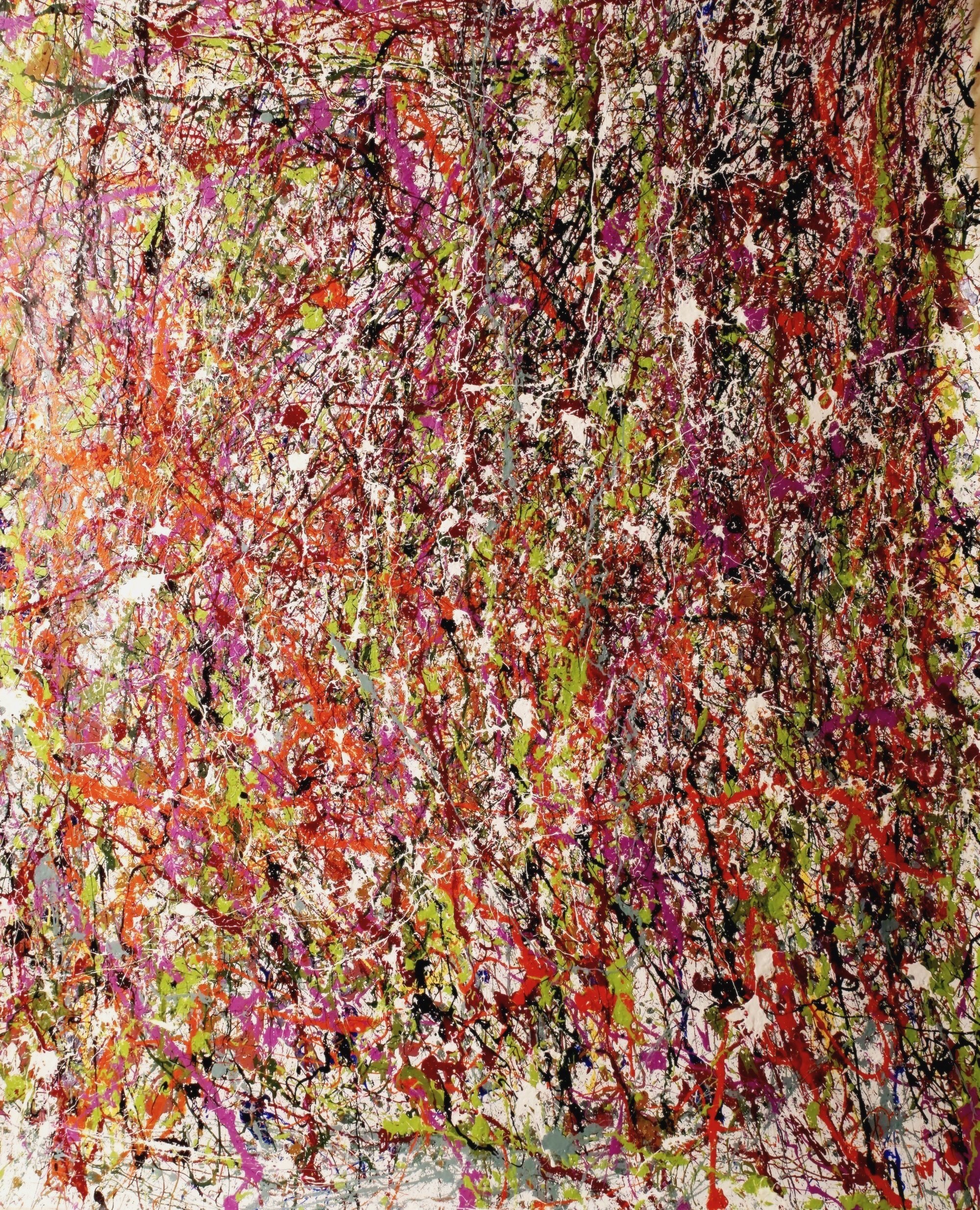 Explorations In Free Jazz -The Stroke 10 - Acrylic on Canvas - 60 x 72