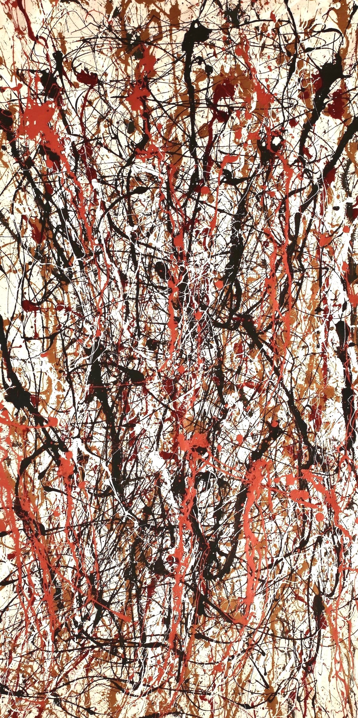 Explorations In Free Jazz -The Stroke 11 - Acrylic on Canvas - 60 x 72