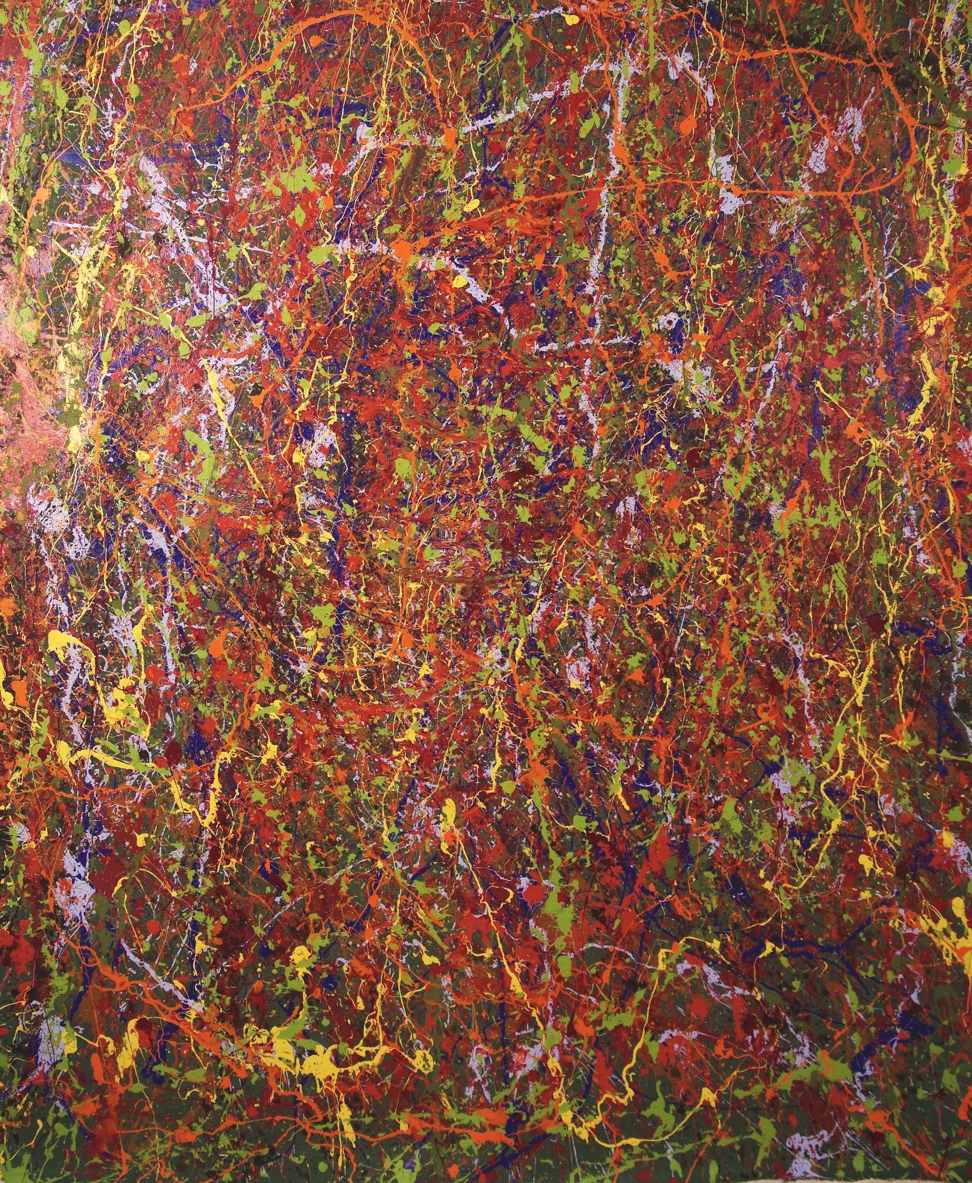 Explorations In Free Jazz -The Stroke 13 - Acrylic on Canvas - 60 x 72