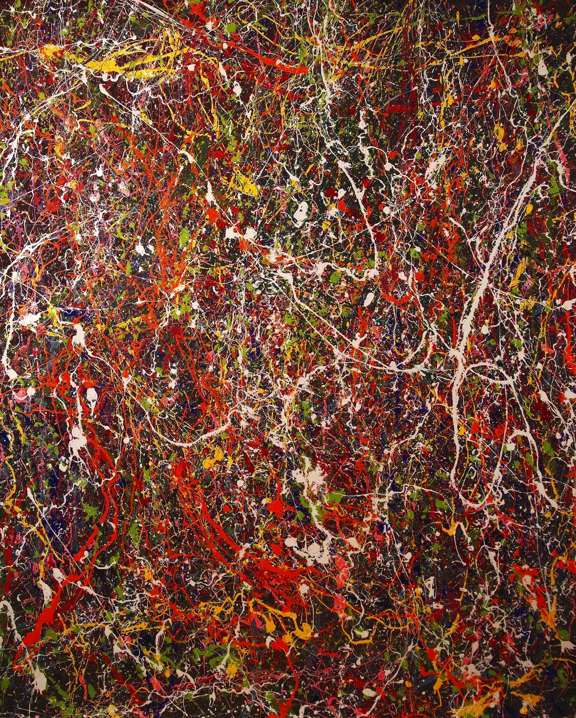 Explorations In Free Jazz -The Stroke 14 - Acrylic on Canvas - 60 x 72