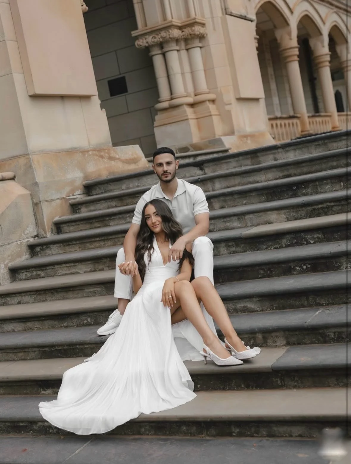 Glow for this beautiful bride to be @natasha3sber 

@la_styling 
@iconic_films 
@julianrinaldiphotography 
@makeupbyparyss 
@hairbyhatem 
@manly_castle 

#madetoglowtans