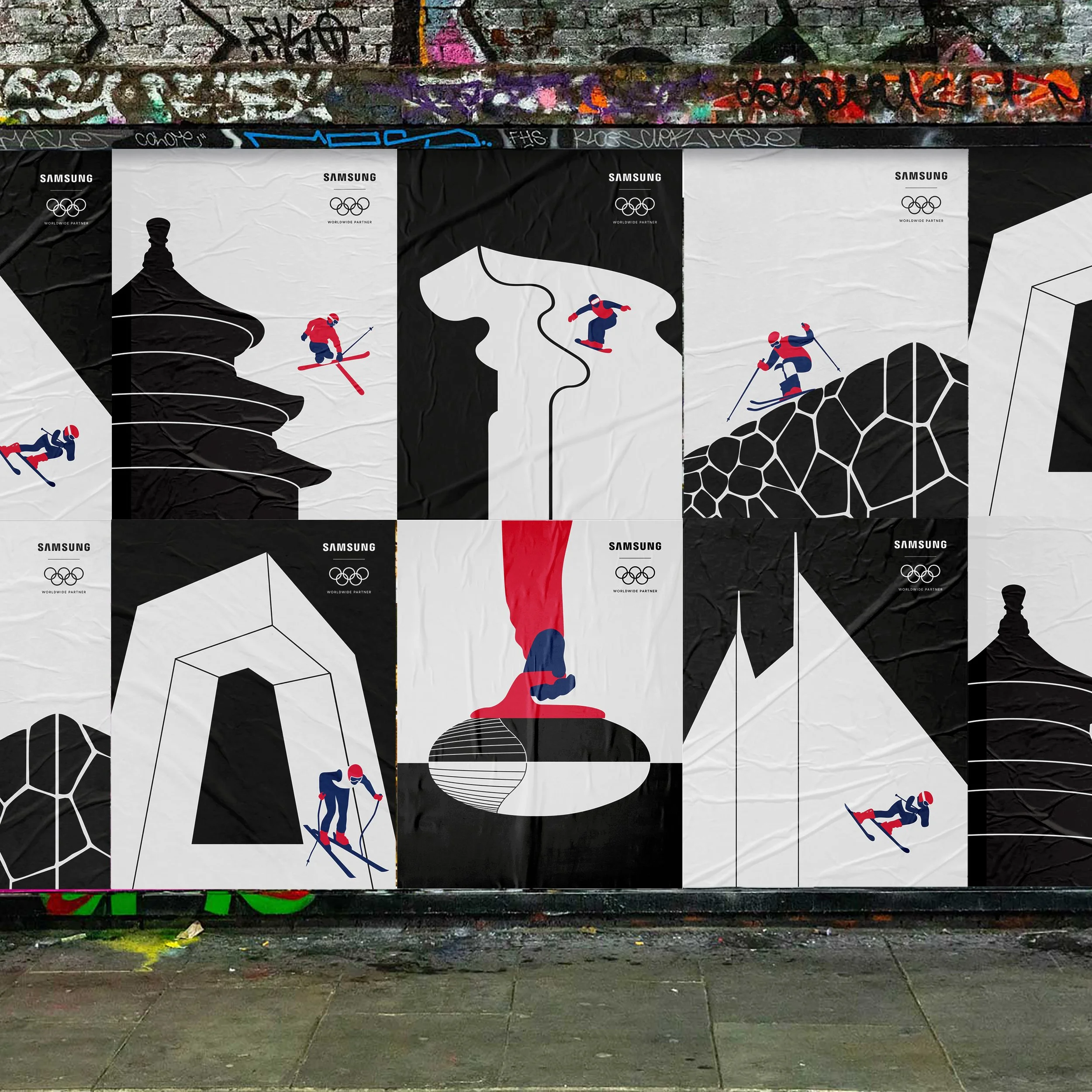 Samsung Beijing Olympics posters