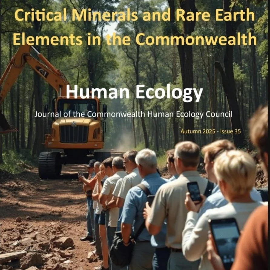 📘🌍 New Release: Human Ecology Journal 35 – Critical Minerals and Rare Earth Elements in the Commonwealth
CHEC’s latest journal issue offers an in-depth exploration of the significance, extraction, and sustainable management of critical