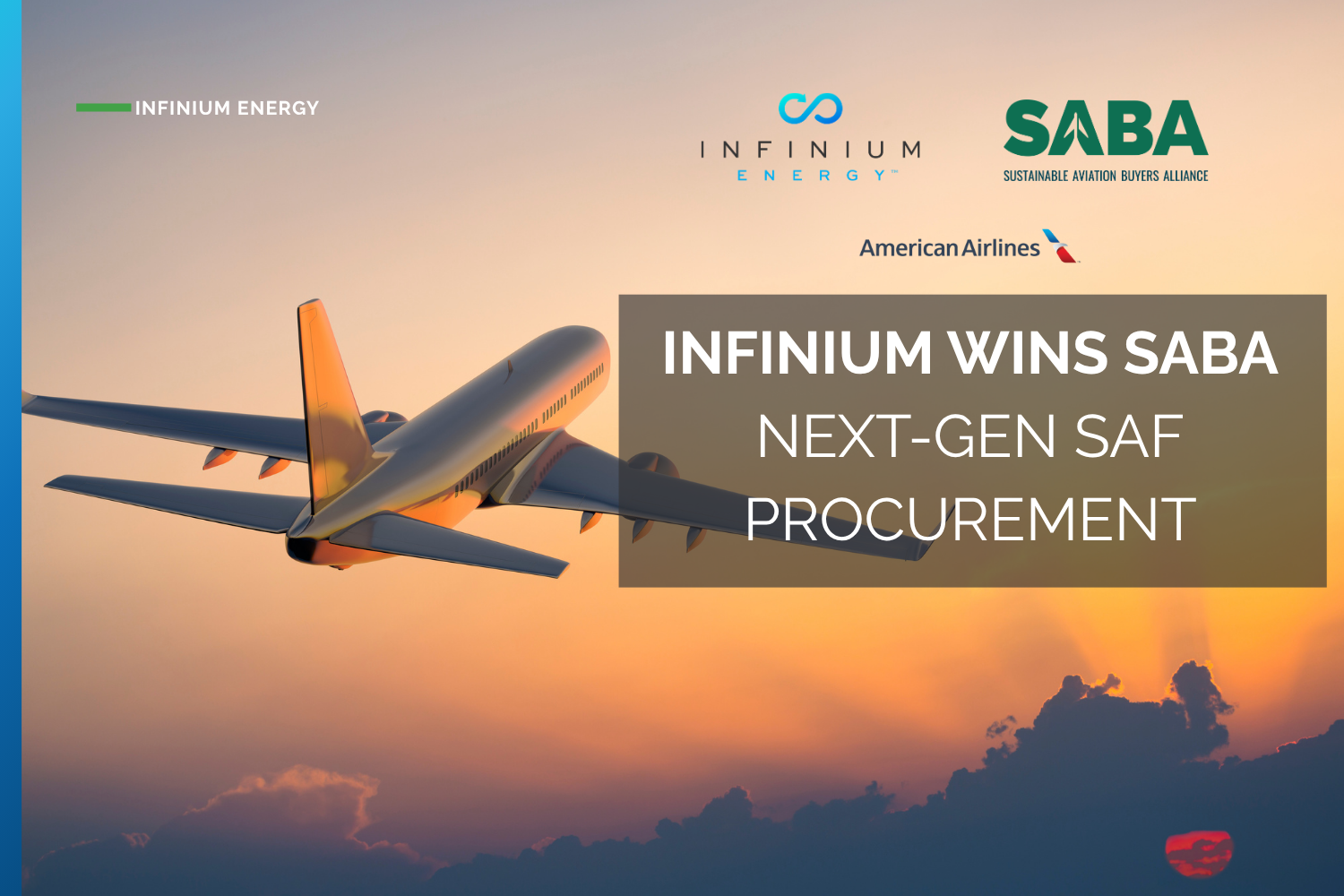 Infinium’s Project Atlas Named Winner of Sustainable Aviation Buyers Alliance Next-Generation SAF Procurement 