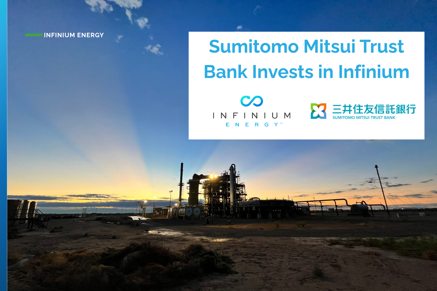 Sumitomo Mitsui Trust Bank Invests in Infinium