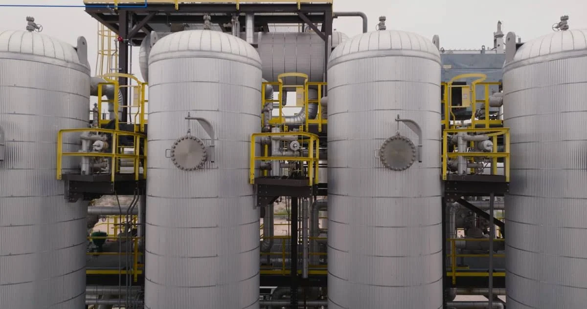 Syngas production equipment at an Infinium facility
