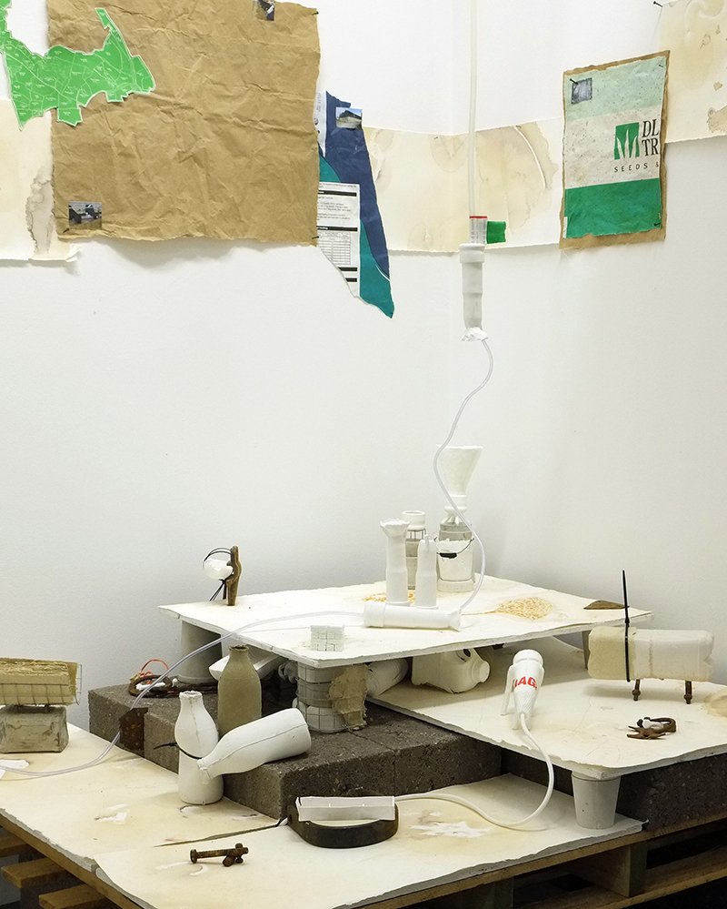 Installation view.