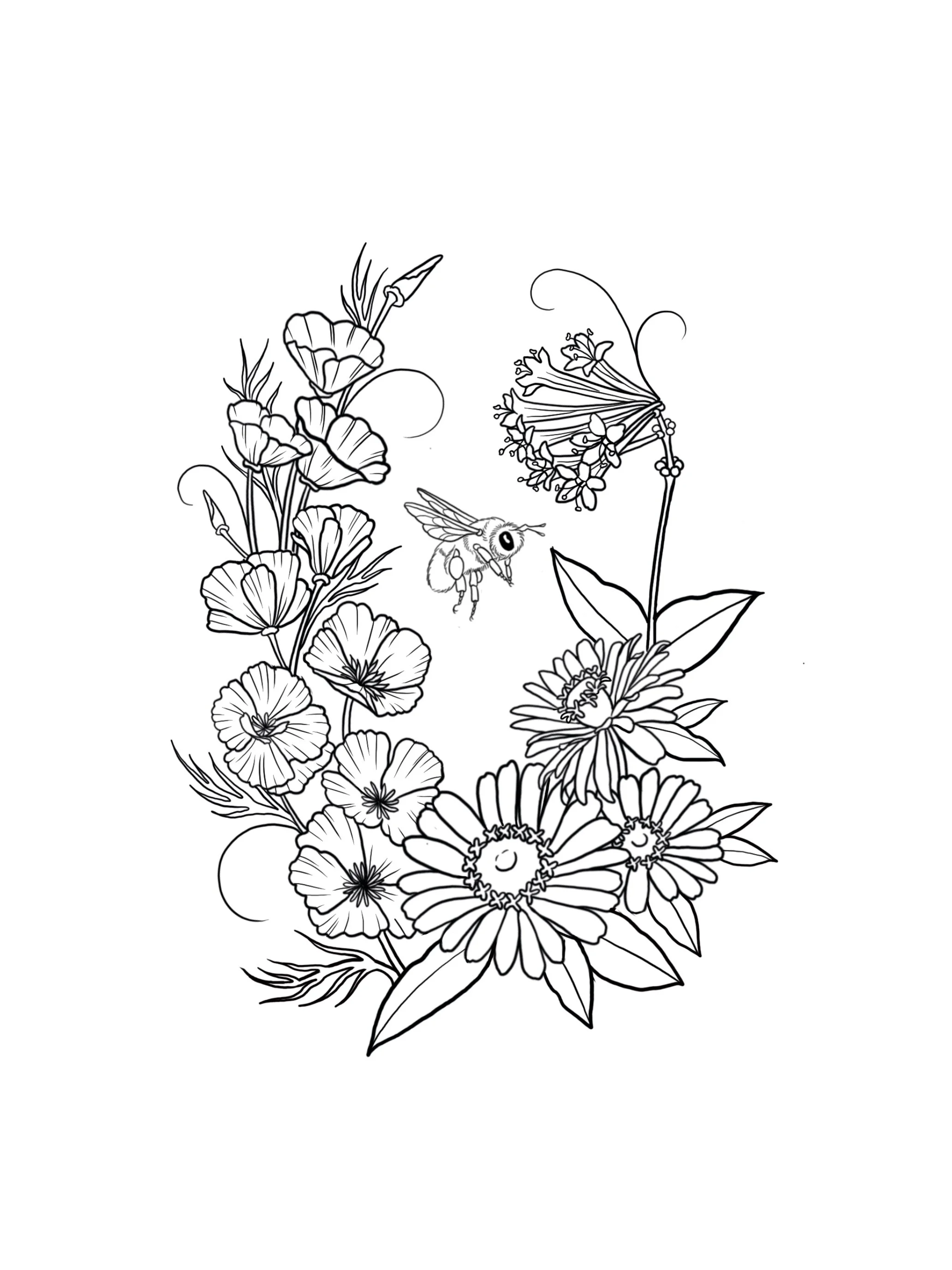 This design would look great on the back of the calf/outer arm. Color preferred!