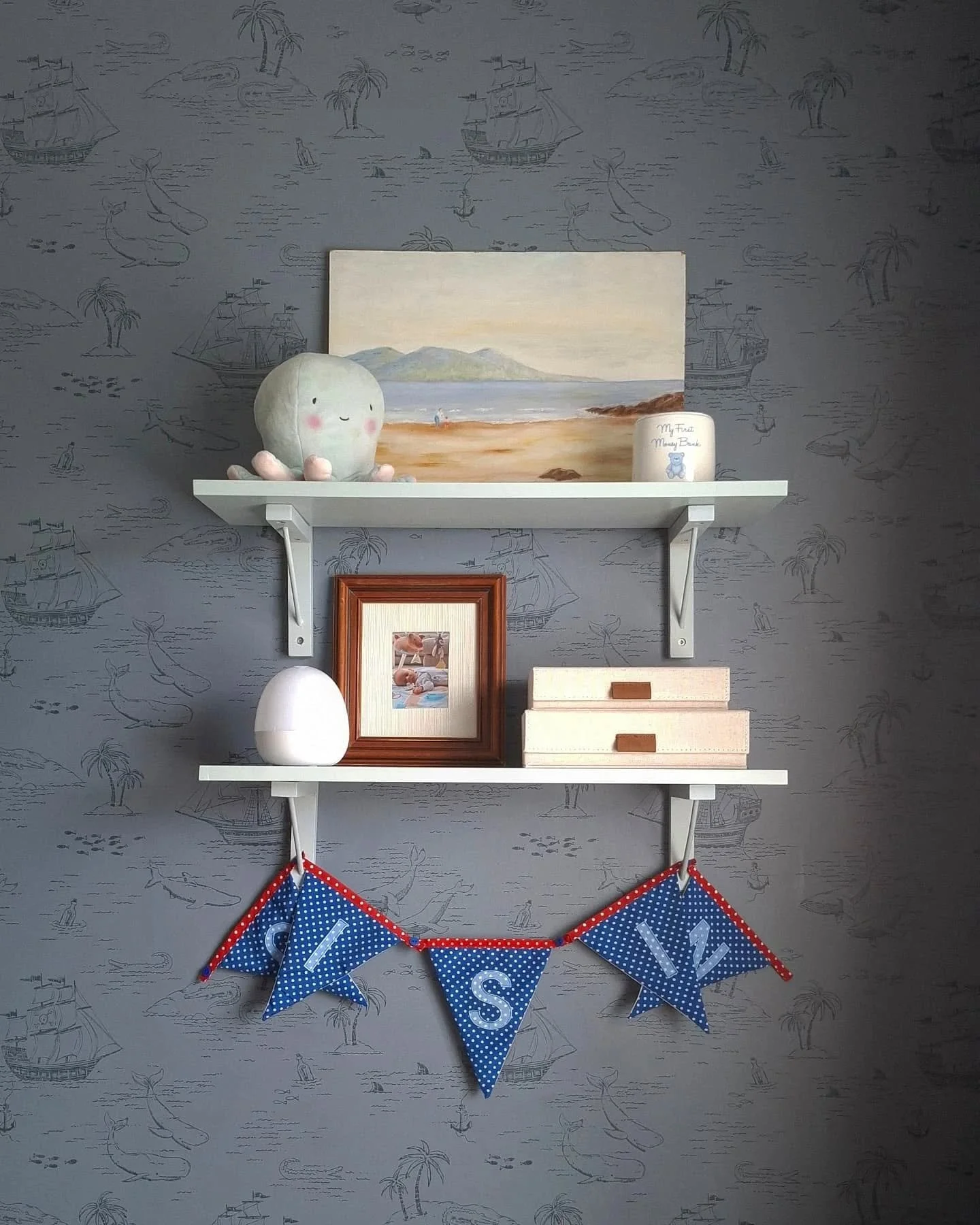 Nursery reveal.. The smallest bedroom in the house, the biggest change. It was a lot of fun putting the finishing touches together over the last few weeks. Now the Little Guy can enjoy his own space as it will grow with him.