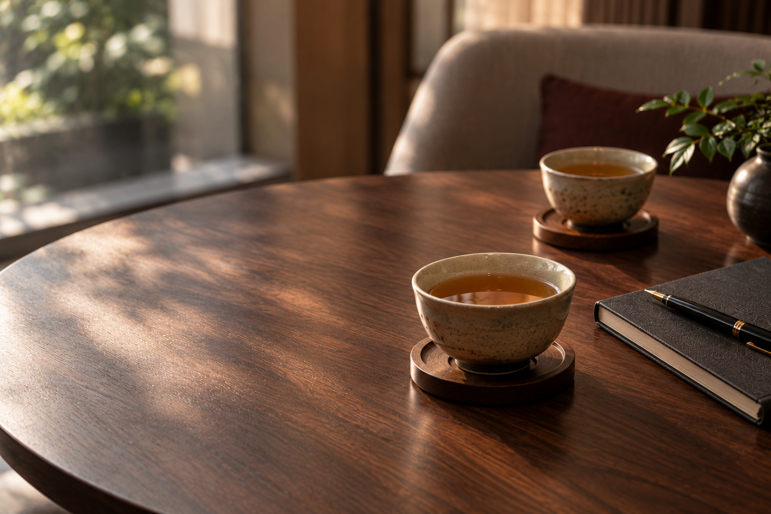 Tea for two at the session table