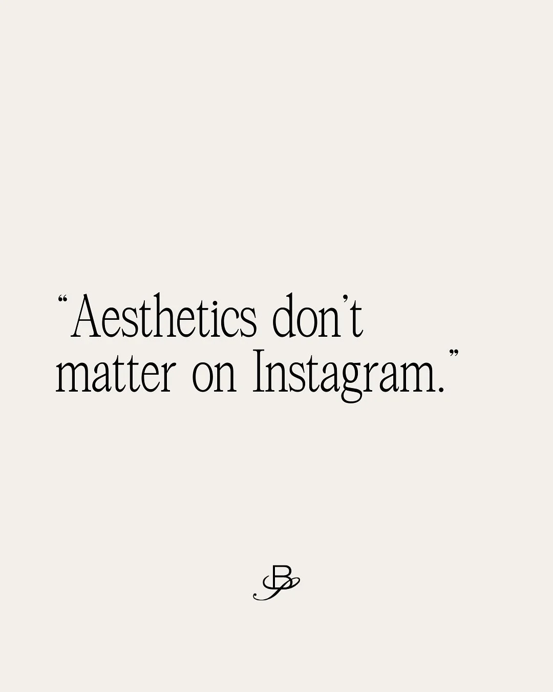 &ldquo;AESTHETICS DON&rsquo;T MATTER ON INSTAGRAM&rdquo;⁠
⁠
We&rsquo;ve seen this generic advice floating around, but we couldn&rsquo;t disagree more. SWIPE 👉🏼 to learn why!⁠
⁠
Just like the design of your clinic matters, the design of your Instagr