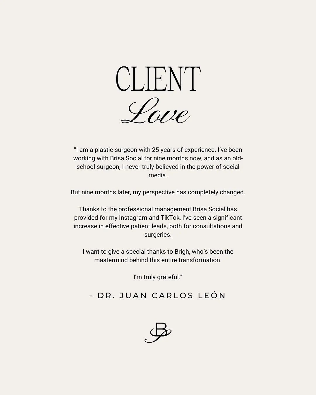 We&rsquo;ve had the privilege of working with @drleoncirugiaplastica for the past few months 🙌🏼
⁠
Dr. Juan Carlos Le&oacute;n is a talented plastic, aesthetic, and reconstructive surgeon based in Bogot&aacute;, Colombia, with over 20 years of exper
