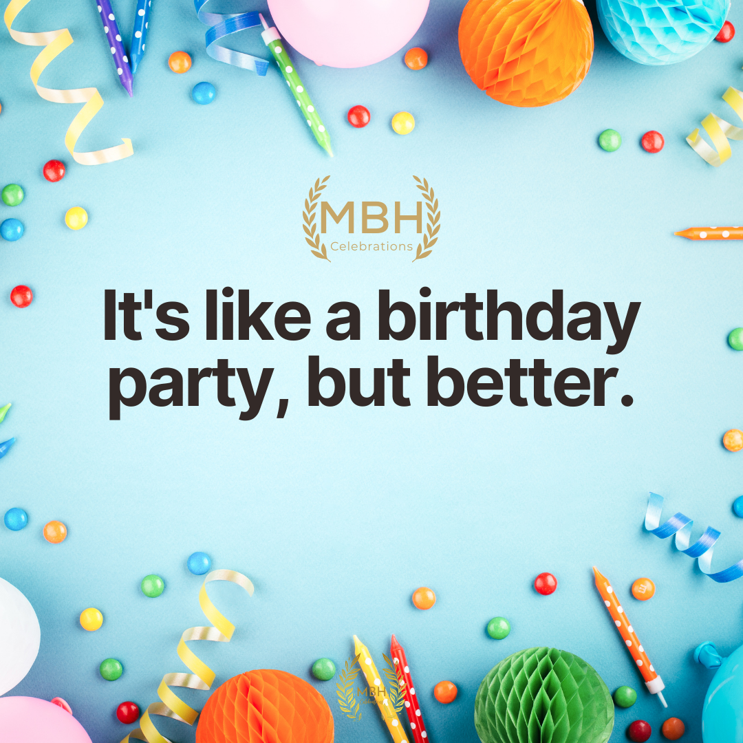 Person celebrating a milestone birthday ceremony in Canberra with loved ones