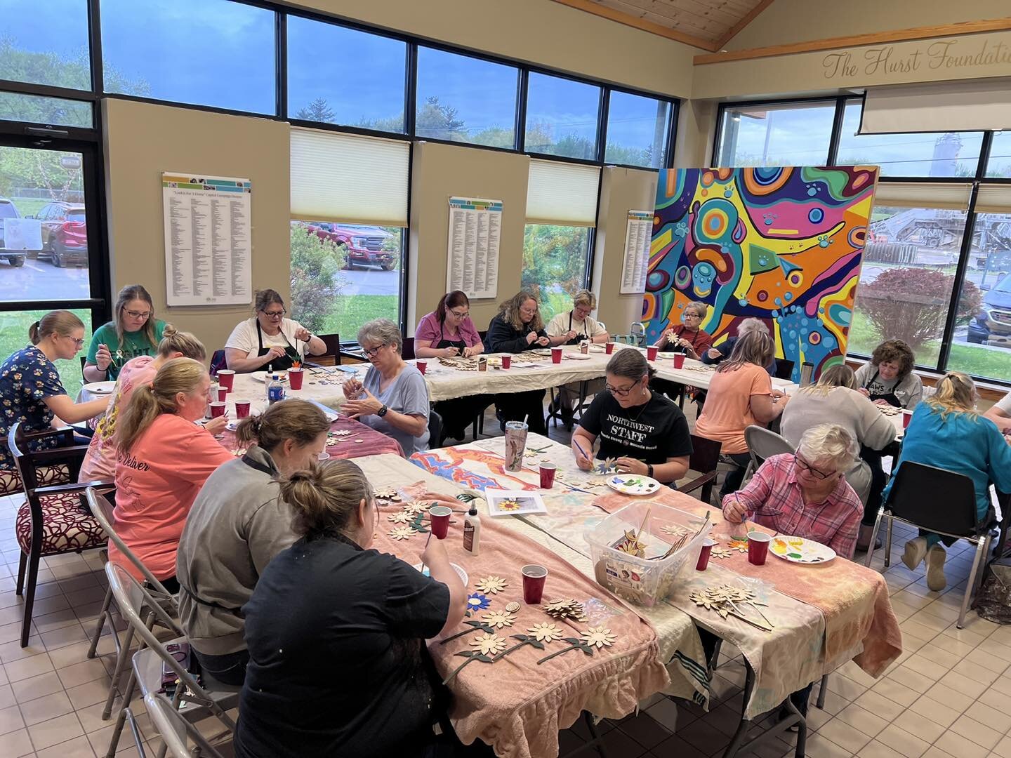 Last night was our largest class yet! It was a wonderful evening meeting new people and creating Mother&rsquo;s Day Sunflowers together! I know a lot of mommas will love these gifts ❤️🌻

More Painting For Paws events are around the corner including 