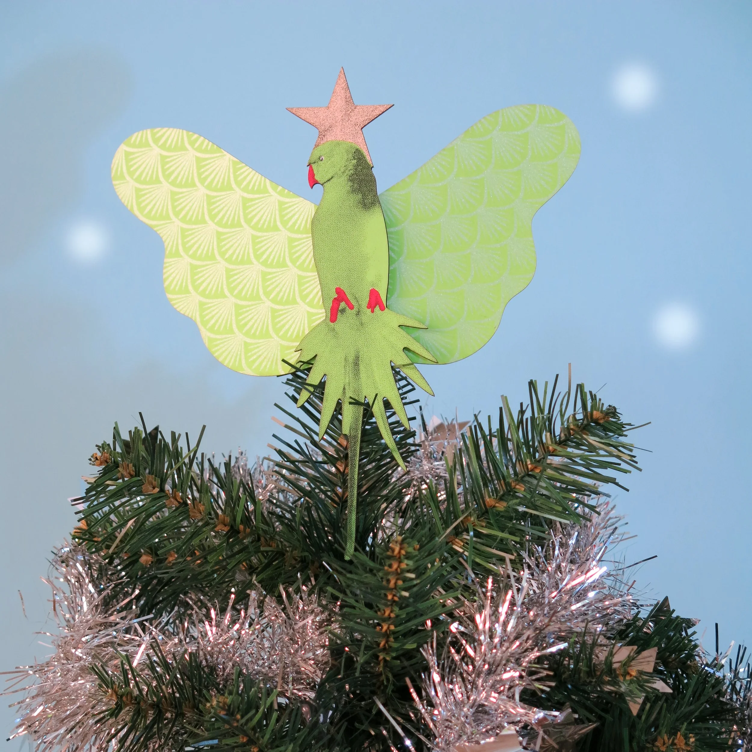 White Cockapoo Tree Topper — Garudio Studiage