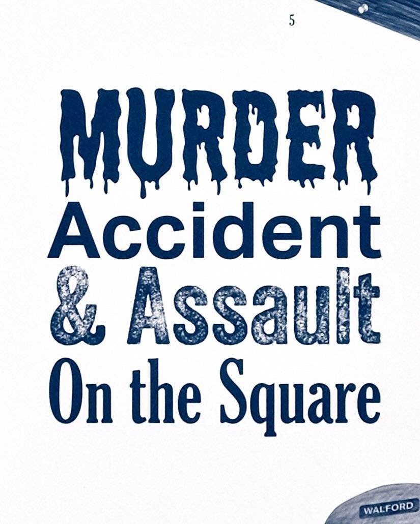 Brand new print available now! Name that EastEnders death, accident or assault….After a slow start (just one death in the first 9 years) it’s rapidly accelerated to a fearful 230 from which we have assembled the most dramatic and memora