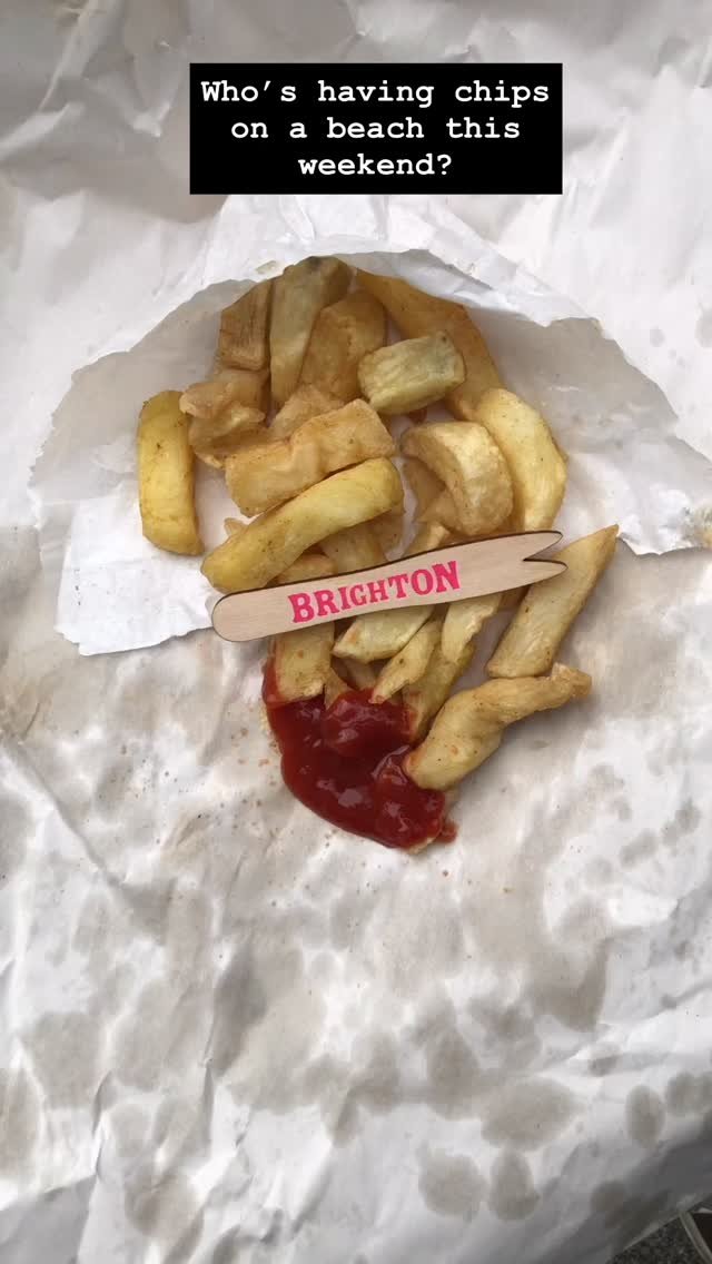 Who’s having chips on a beach this weekend?
If you would prefer to wear a Brighton chip fork badge ( or put one on your fridge), you can purchase them on our online shop, or head to @stanley_road_store in Brighton! ( portion of chips not inclu