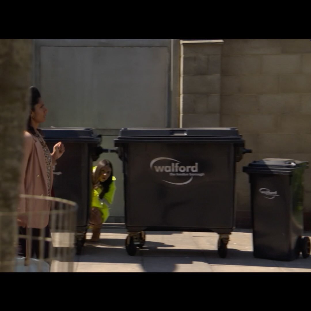 We were very happy to see the Walford Wheelie Bins playing a staring role alongside Priya in EastEnders recently.

The Walford street bin is one of 11 bin designs available from our shop as both fridge magnets and badges.  Purchase yours now to show 
