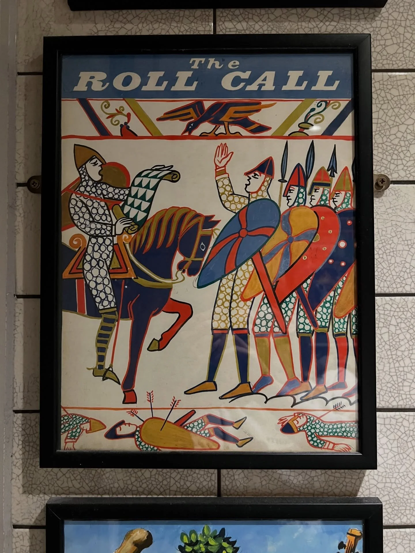 Didn&rsquo;t manage to get tickets for the Bayeux Tapestry @britishmuseum ?

Fear not! A trip to the toilets in @trafalgartaverngreenwich in Greenwich to see the amazing pub sign pictures and you&rsquo;re sorted !

No queues, spend as long as you lik