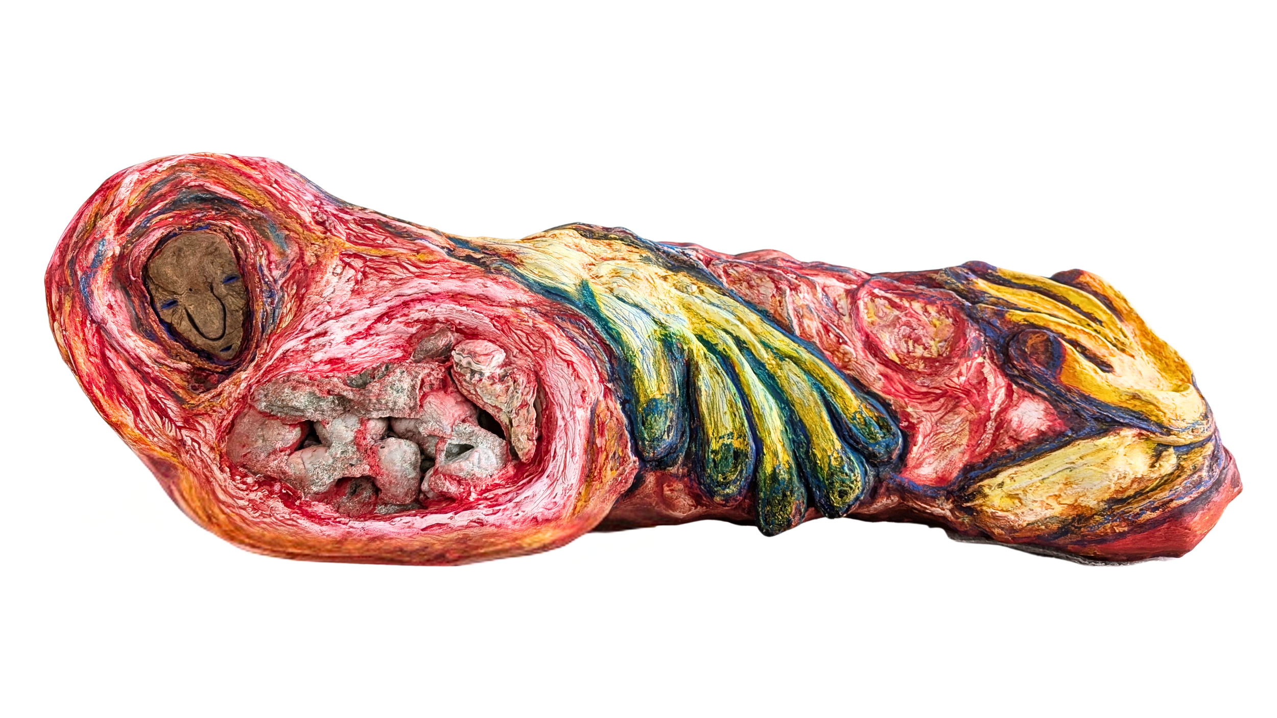 sculpture artiste contemporaine art brut camille kouassi