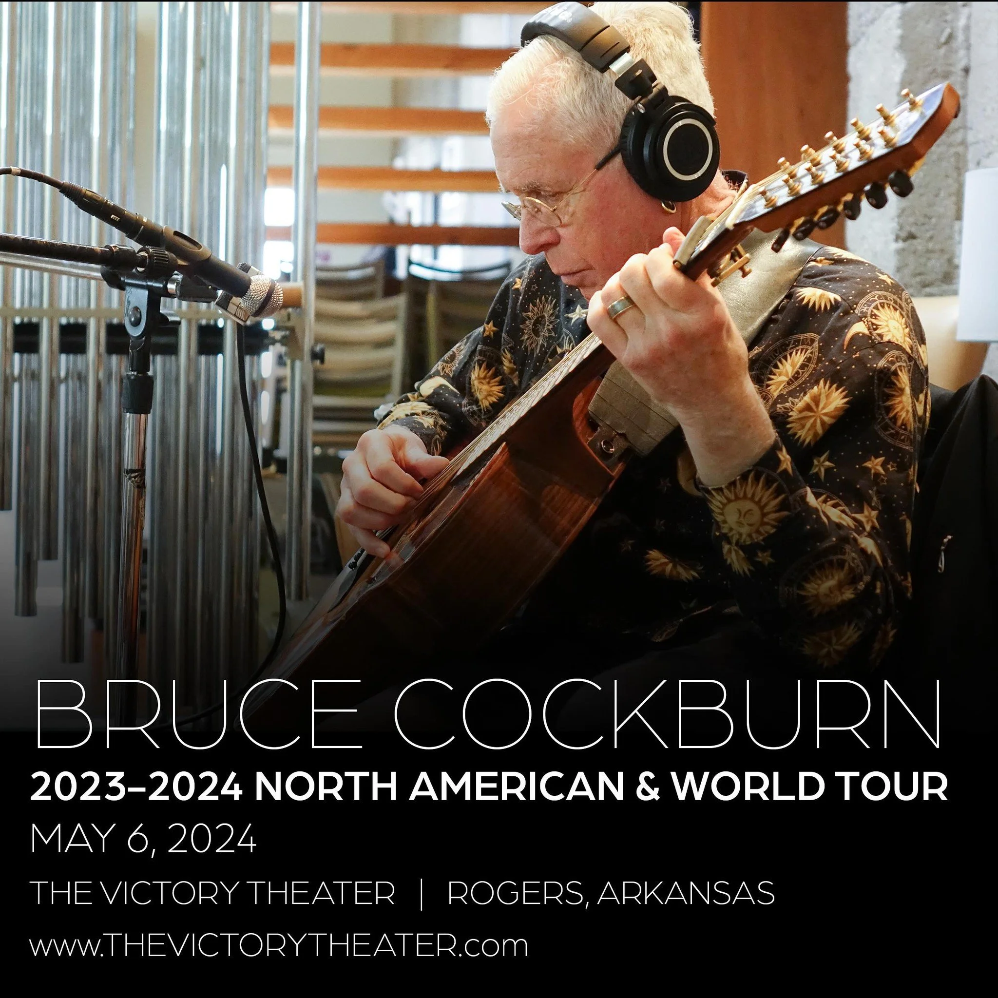 We are a few days from @brucecockburnofficial this Tuesday night performing some of your favorite songs from his legendary career spanning five decades!

Tickets are available at the link in our bio!

#thevictorytheater #downtownrogers #rogers #roger