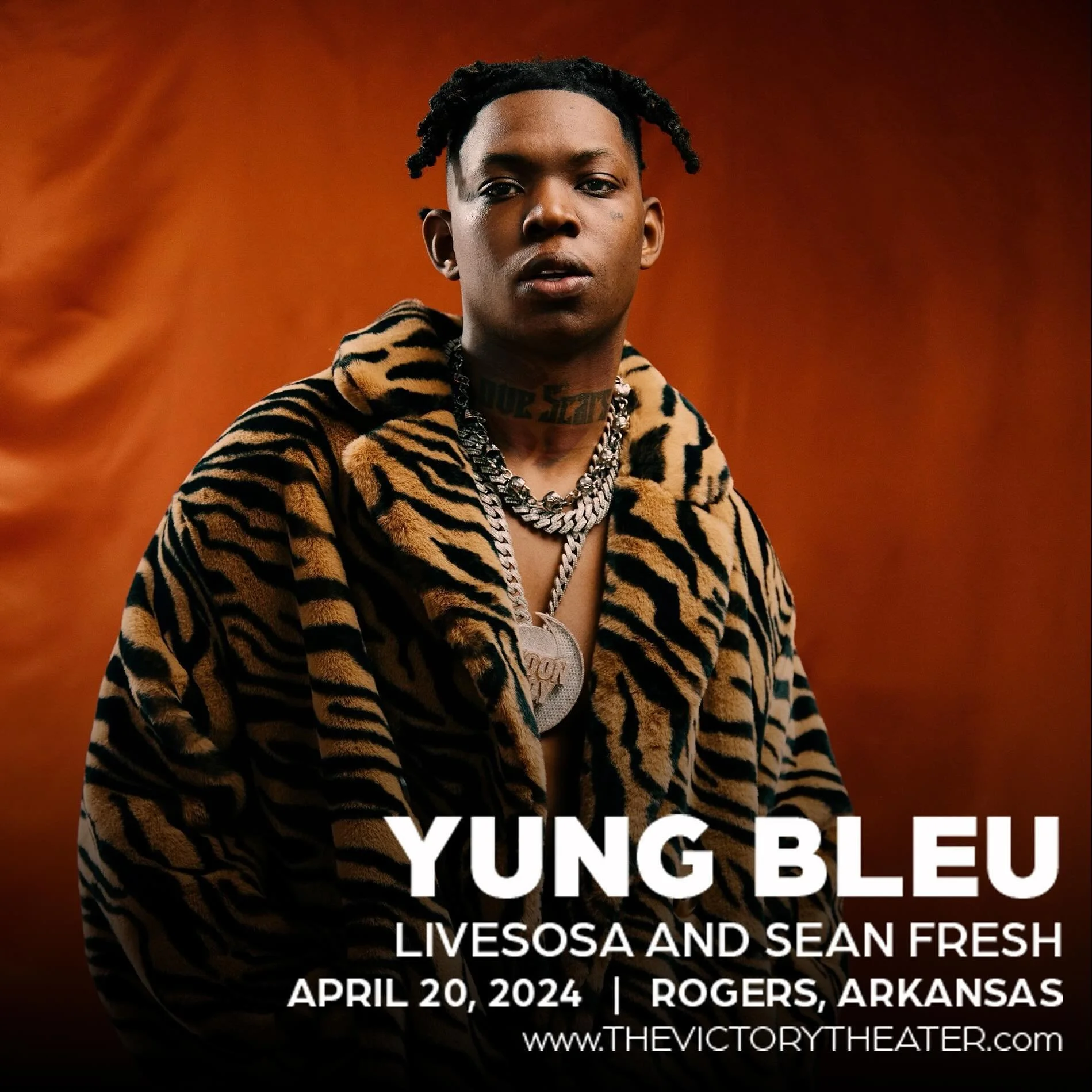 🎶 On April 20th, we are happy to be hostingthr multi-grrammy nominated @bleuvandross with special guests @livesosa &amp; @theseanfresh

🎫 Tickets available at the link in our bio!

#thevictorytheater #downtownrogers #rogersrocks #northwestarkansas 