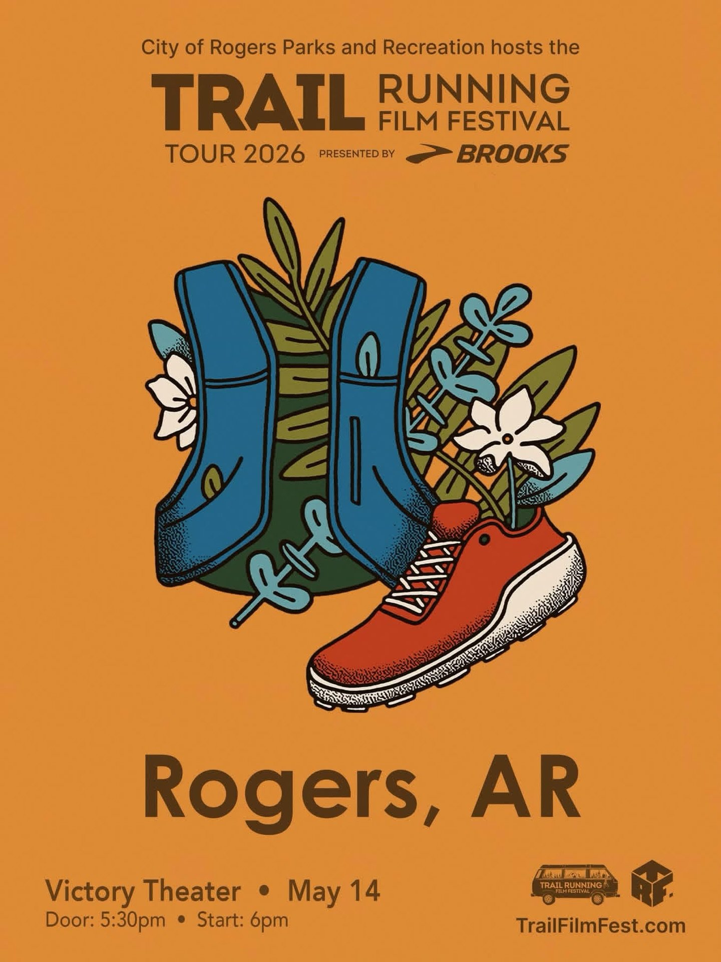 This Thursday! Tickets are available for the first screening of the 
@trailfilmfest films. Doors open at 5:30, show starts at 6. @destinationrogersar @rogers1881 
#trailrunfest #trailrunfilm #rogersarkansas #arkansas #filmfestival