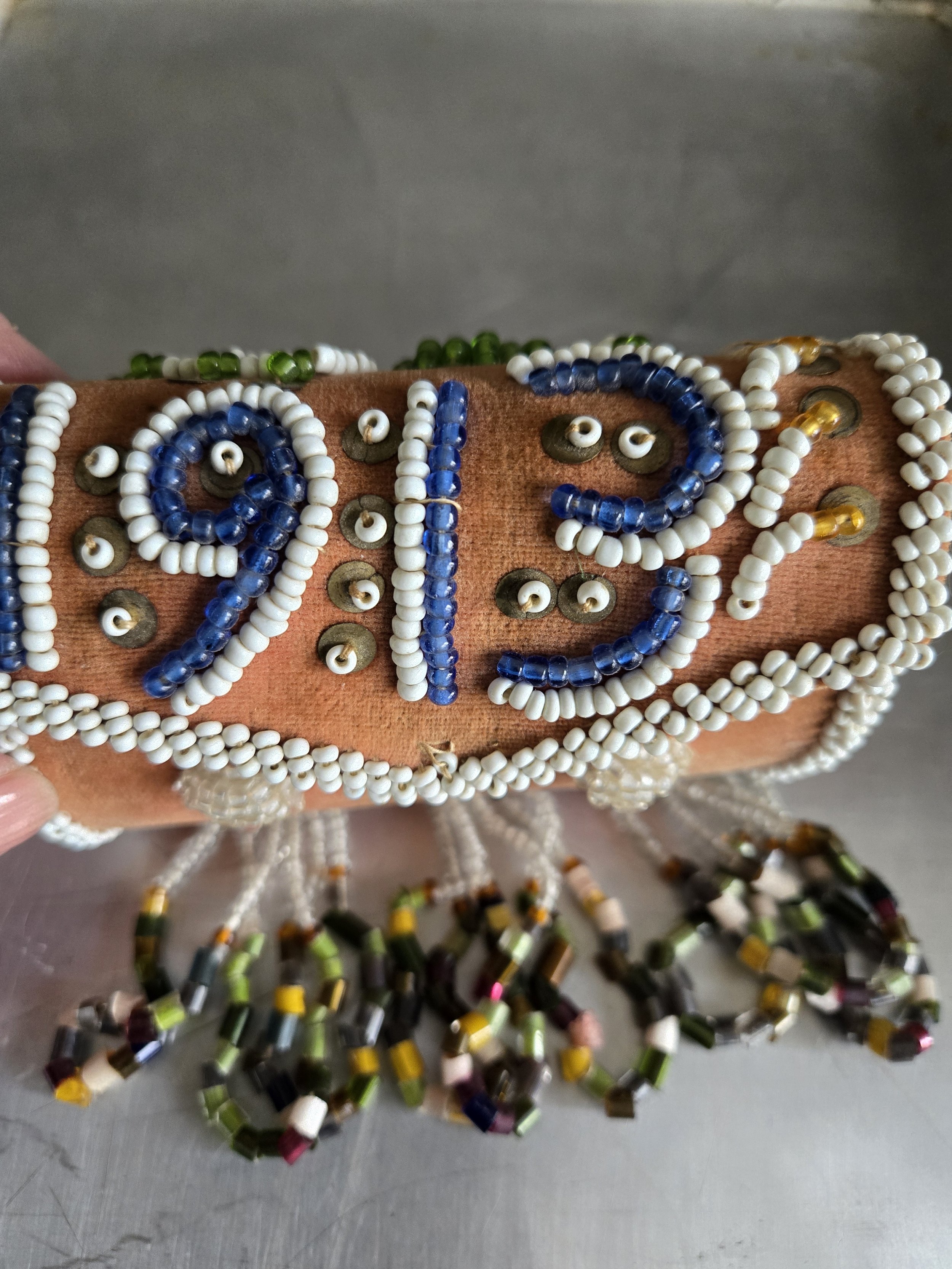 Beaded Tourist Purse