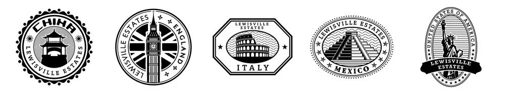 Taste Around the World - Stamps