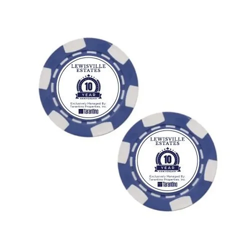 Celebrate 10 Years of Success! - Poker Chips