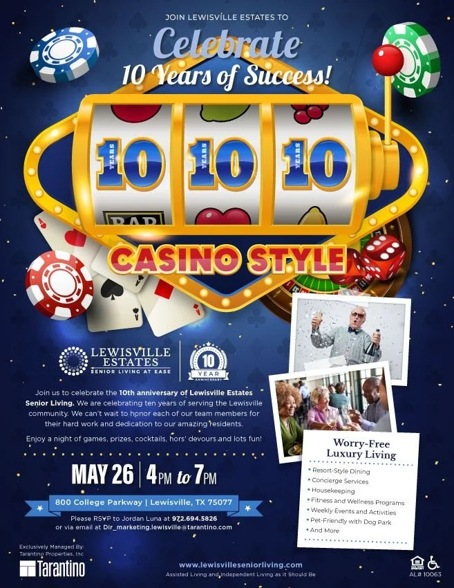 Celebrate 10 Years of Success! - Poster