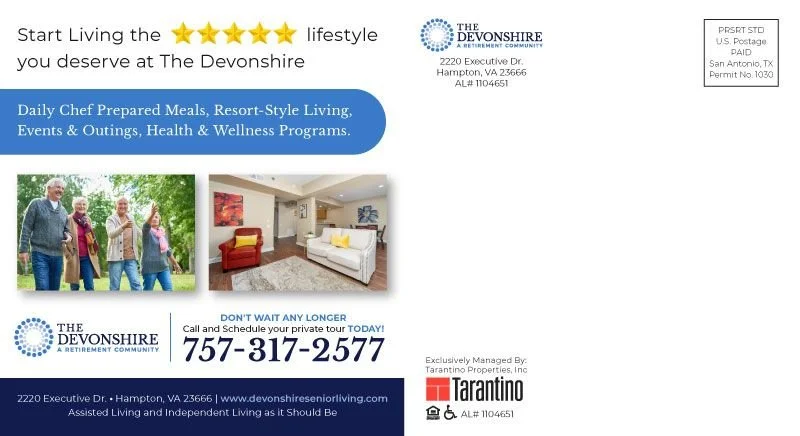 Live Every Day Your Way - Direct Mailer Back