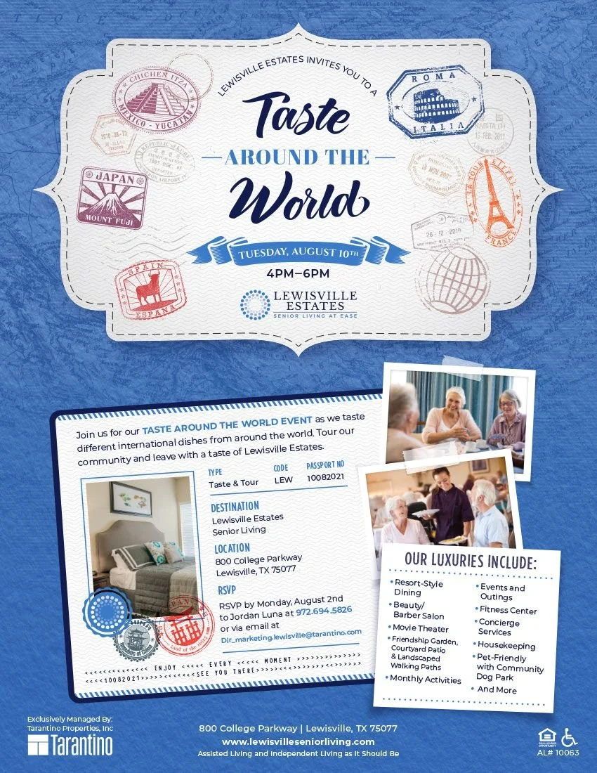 Taste Around the World - Event Poster