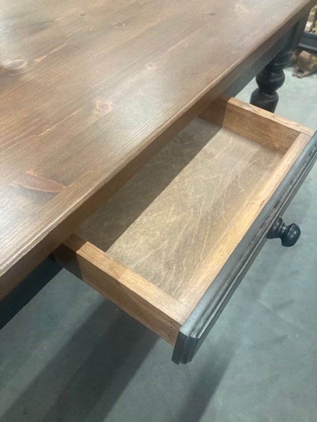 20 x 72 desk with 2 drawers — Johnsons Custom Furniture