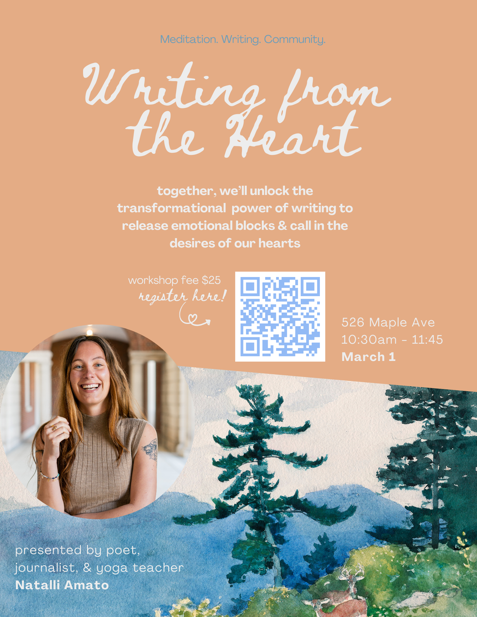 Writing from the Heart: Guided Journaling &amp; Meditation
