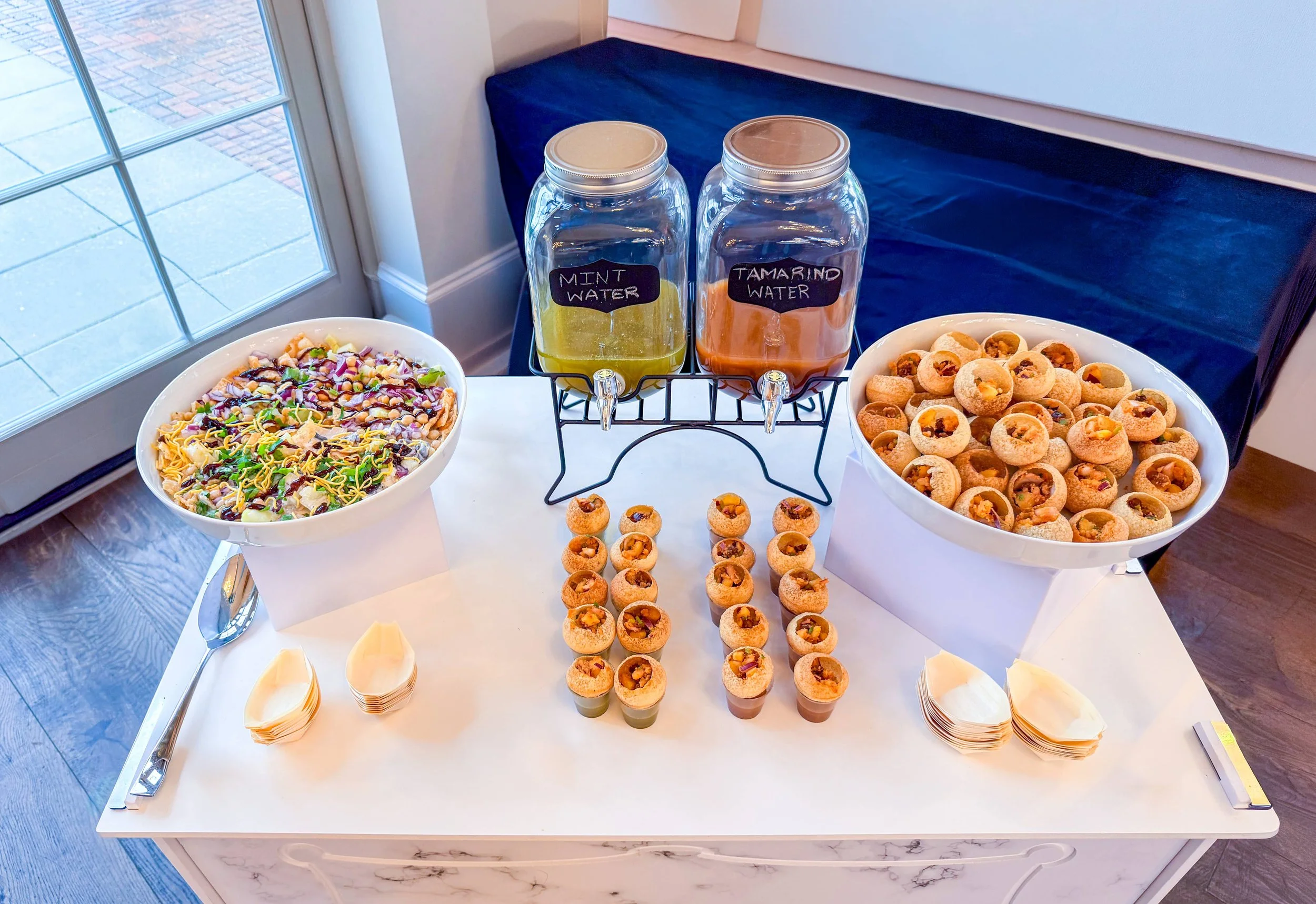 Pani Puri and Papdi Chaat Cart