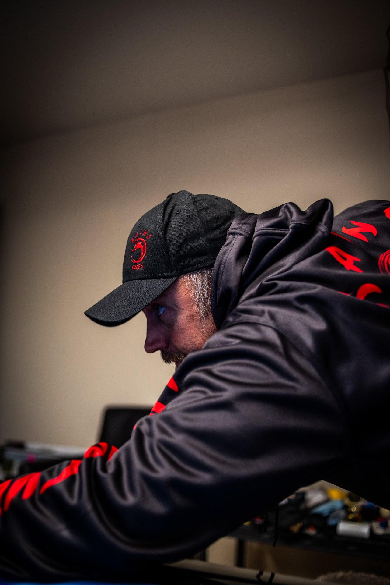 Black Kaine Cues Baseball Cap