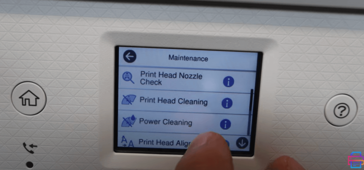 printer maintenance steps