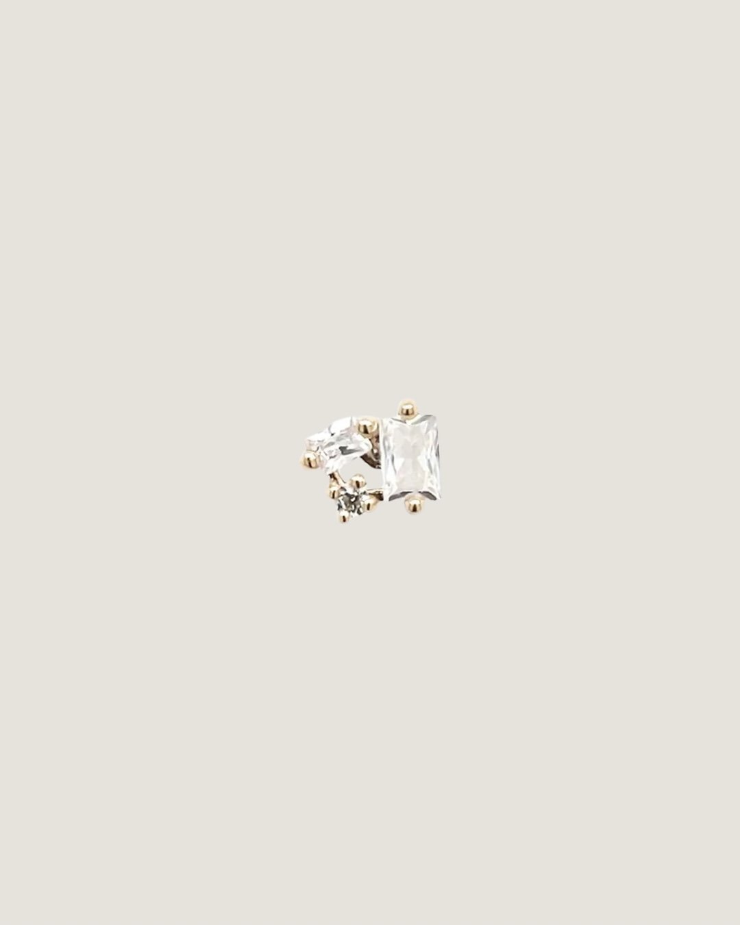 14 Karat Gold Alexandria Earring