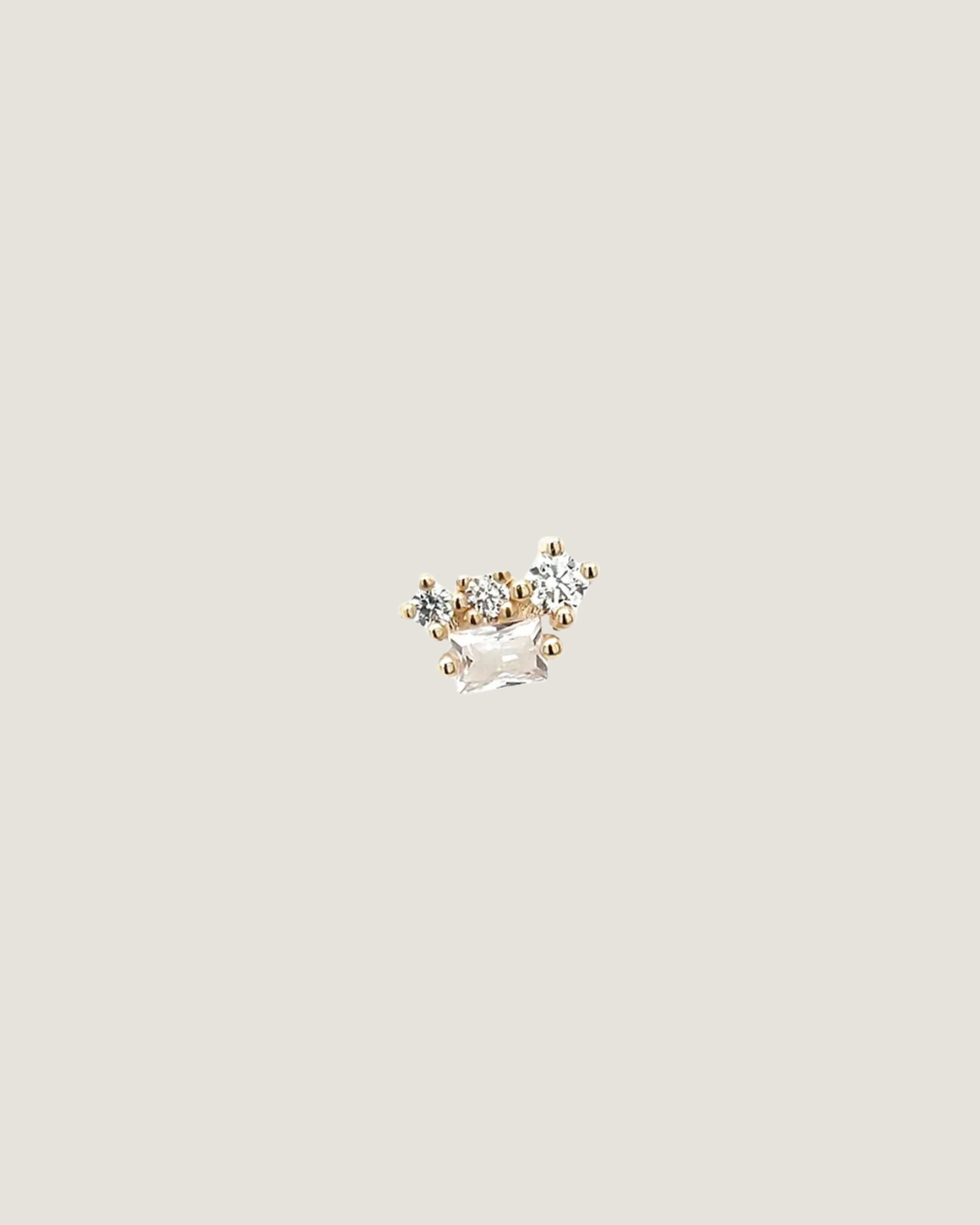 14 Karat Gold Acantha Earring