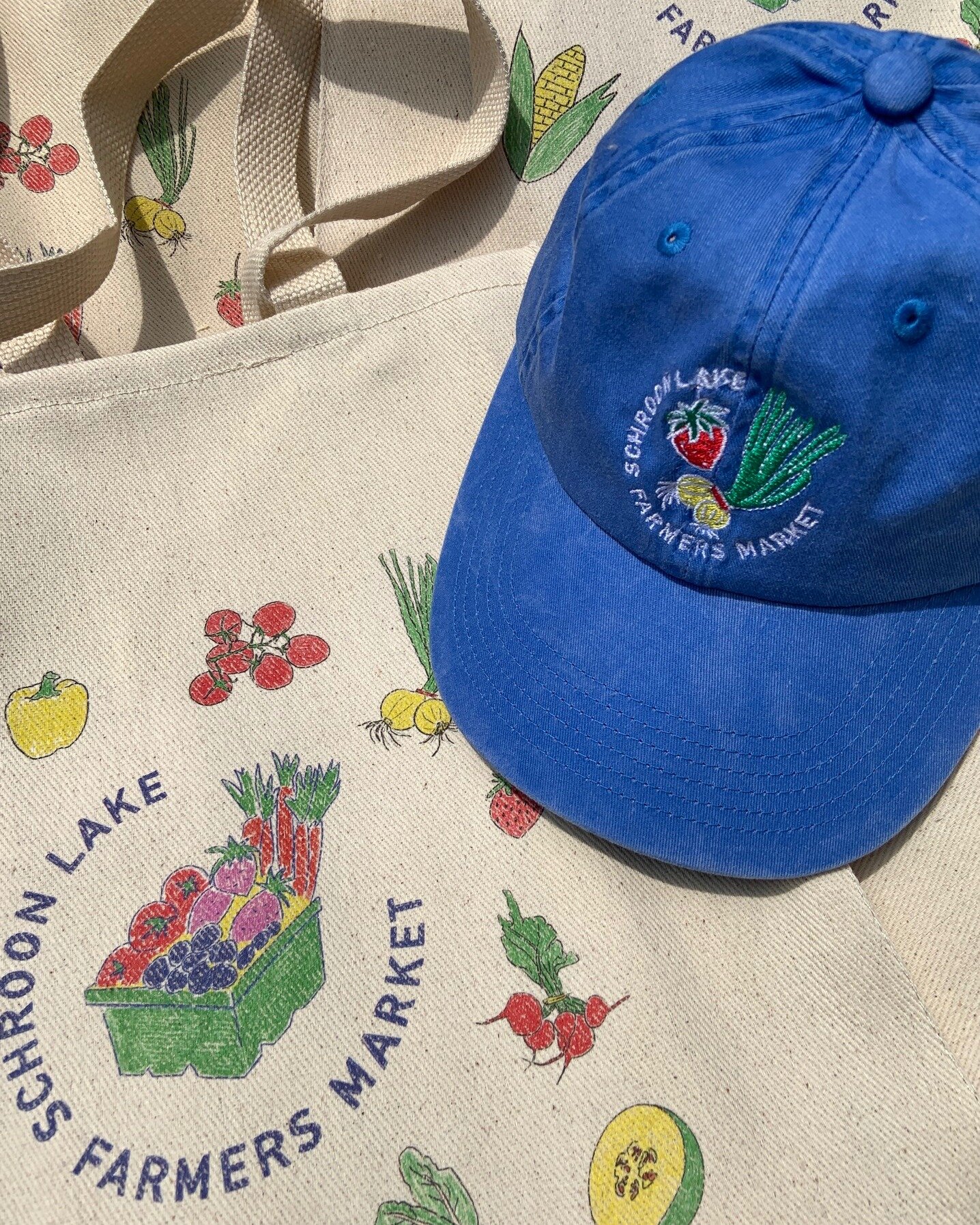 'Tis the season for SLFM merch 🎁 Our online store is now open!!! You can shop hats, totes, and tokens on our website. Use the code &quot;SUPPORTLOCAL&quot; for free shipping, now through Dec 14th.
https://www.schroonlakefarmersmarket.com/store