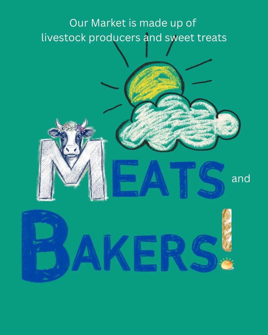 The @adirondackkitchen, Emma, finds joy in bringing an alarming amount of baked goods to Market and @north_woods_bread_co, Edward, take comfort in his fresh baked rustic breads, galettes and sweet treats. Both go out of their way to keep Market stock