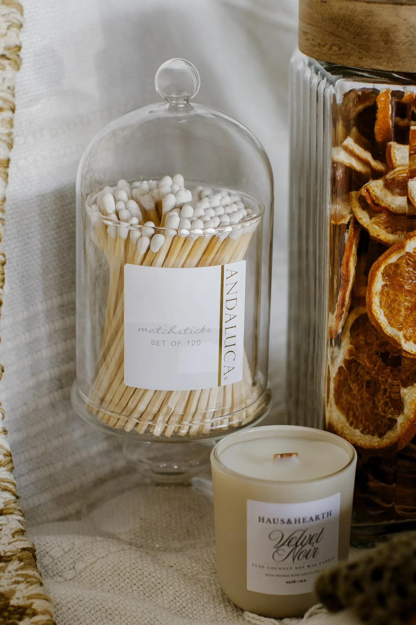 Haus and Hearth Andaluca Matchstick and Velvet Noir Mini Candle.jpg