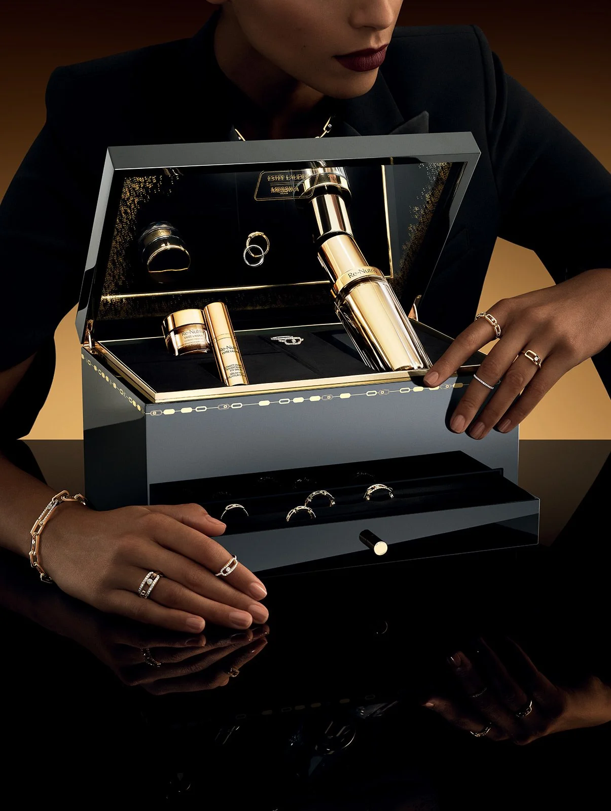 Estée Lauder x Messika : une collaboration éclatante