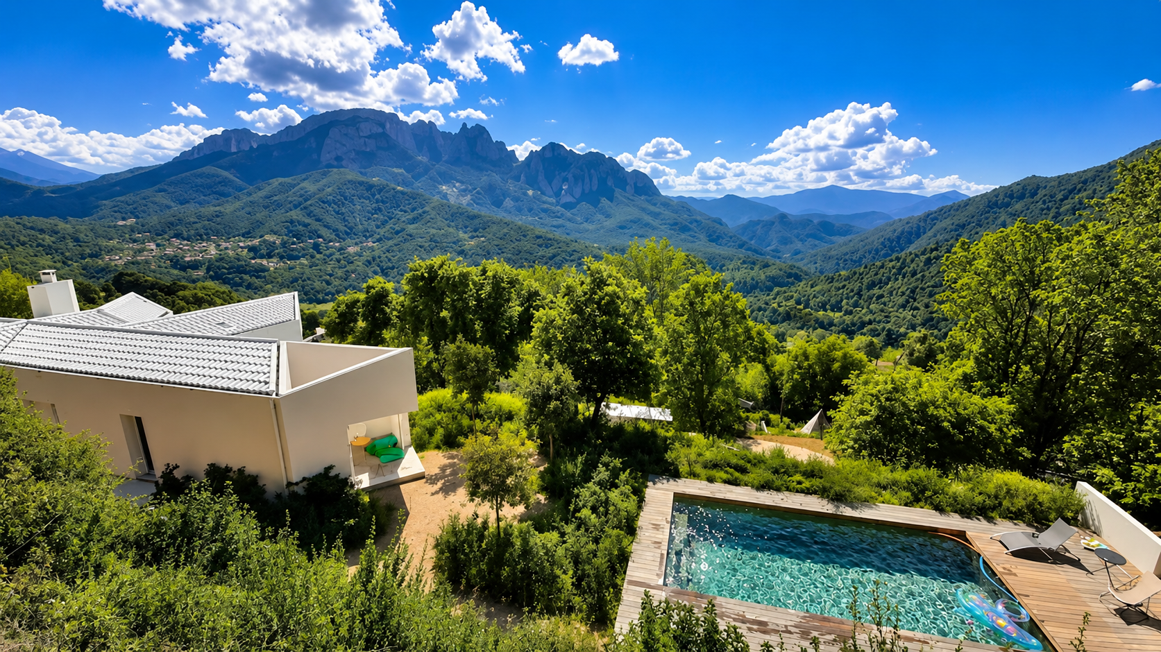 Location Villa avec piscine à Vico