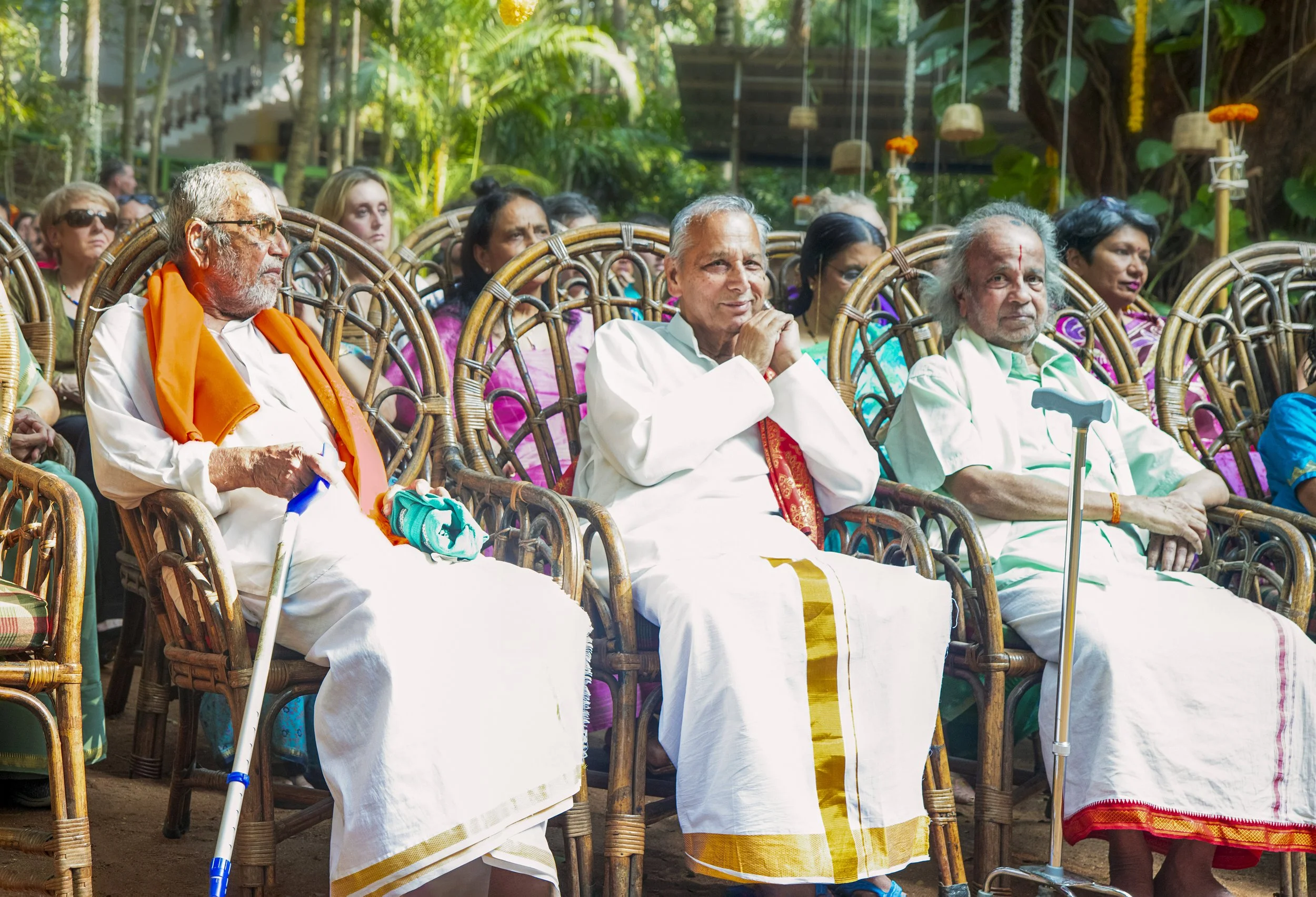 Senior Sanskrit scholars of Mysore who teach for Mysore Yoga Traditions