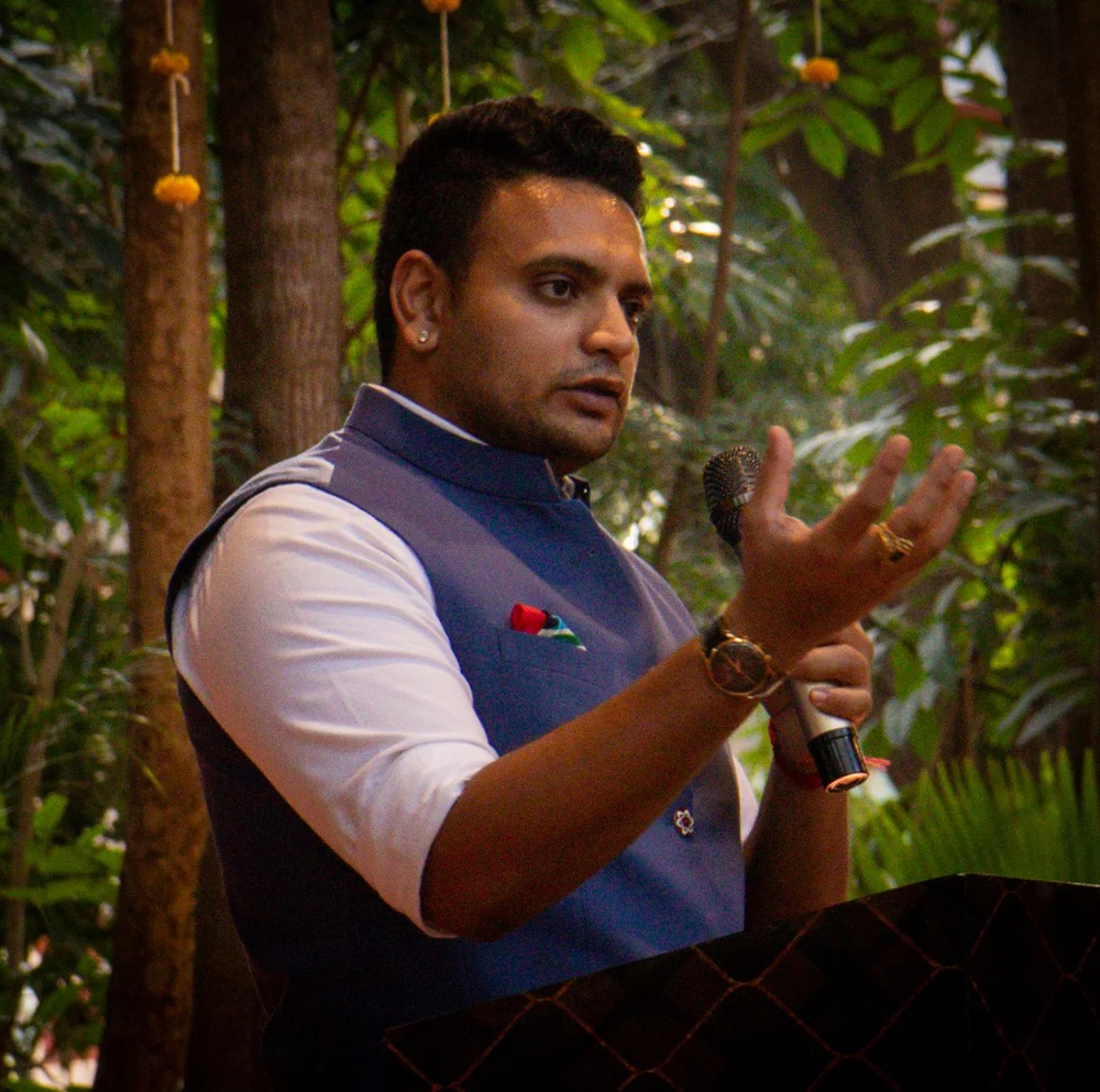 The King of Mysore speaking